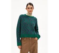 DILIRIAA LEOPAA PULL EN MAILLE | Mélange de laine recyclée - vert (XL)