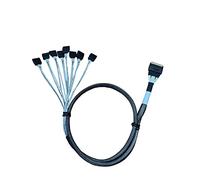 DiliVing Câble hôte/RAID SlimSAS vers SATA Target HD, 85 cm