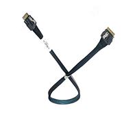 DiLiVing Câble SlimSAS 8X vers SlimSAS 8X, SFF-8654 74 broches vers SFF-8654 74 broches 70 cm