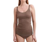 DILLING Caraco en Laine de mérinos pour Femme Mélange Marron 44