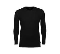 DILLING Haut à Manches Longues en Laine mérinos pour Homme Grande Taille Noir 5XL