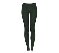 DILLING Legging en Laine mérinos pour Femme Rose Vert Sapin 46