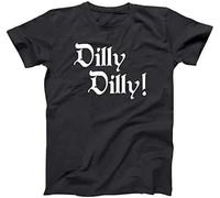 Dilly Dilly Beer Cheer Funny Drinking Humor Party Xmas Black Basic Men's T-Shirt Black Manches Courtes(X-Large)
