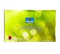 Dilmah Gift Collection Green Illusion - 80 sachets de thé - chacun de Ceylan Or, Earl Grey, Carmel, citron, gingembre et miel, mangue et fraise, thé vert pur et thé vert à la menthe marocaine