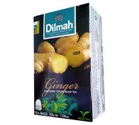 Dilmah Ginger Flavored Black Tea - 20 sacs à thé - Thé noir aromatisé au gingembre Dilmah