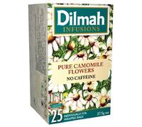Dilmah Infusions à base de plantes, fleurs de camomille pures, sachets de thé emballés individuellement (lot de 6)