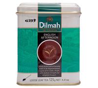Dilmah Thé de l'après-midi anglais en vrac 125 g - Boîte à thé noir de Ceylan pur Sri Lanka Dilmah - Pochette en aluminium - 125 g