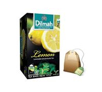 Dilmah® | Thé noir au citron | Thé Noir de Ceylan & Citron Origine Unique - 20 Sachets de Thé (40 Gr)