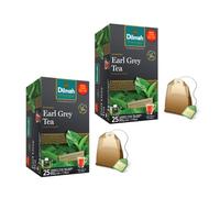 Dilmah® | Thé Noir Bergamote Fort et Parfumé - 2 x 25 Filtres à Thé (100 Gr)