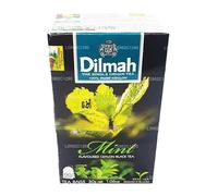 Dilmah Thé noir de Ceylan aromatisé à la menthe - 20 sachets de thé - 40 g - Pure Sri Lanka Ceylon Tea Box Real Tea