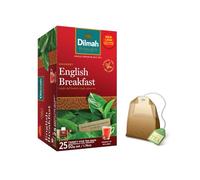 Dilmah® | Thé noir gastronomique Petit-déjeuner anglais | Thé de Ceylan d'origine unique, brillant et corsé - 1 x 25 sachets de thé (50 Gr)