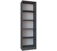 DilosXL bibliothèque 5 tablettes anthracite.
