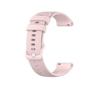 Diloy Bracelet montre silicone BR42 - Attache rapide - Compatible smartwatch - 20mm 22mm - Souple, confortable - 10 couleurs pour tous les styles Rose Clair 20mm