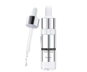 Diluant À Ongles Avec Compte-gouttes - Diluant À Ongles En Gel 30 Ml | Liquide De Dilution Collant Avec Compte-gouttes Pour Une Cohérence Précise Du Gel Des Ongle | Ravive Les Manteaux Épais Et Lisse