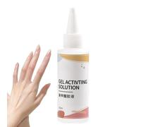 Diluant pour vernis à ongles gel avec compte-gouttes 60 millilitres manucur | Polissage de la santé des ongles à utiliser en salon, pour réparer et renforcer, adapté aux déplacements et à la maison