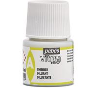 Pébéo Peinture sur verre Vitrea 160°C Diluant pour couleurs V160 transparent 45 ml