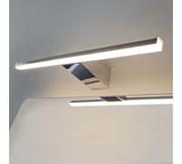 DILUMEN Lampe pour Miroir Applique Salle de Bain,Acier Inoxydable, Led Miroir 40cm 10w 800lm Pour La Salle De Bain,Blanc Neutre 4000K,Moderne Eclairage Salle de Bain IP44 étanche(pas de commutateur)