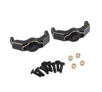 Dilwe 1 Paire Blocs de Lait en Laiton de Service C Côtes C pour 1/18 RC Crawler Assier Arrière de Mise à Niveau des Axes avec Usinage de Précision CNC pour Une stabilité de Traction Améliorée