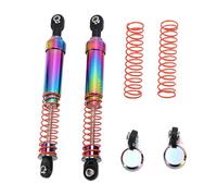 Dilwe 1 Paire D'amortisseurs Hydrauliques de 105 Mm Galvanisés pour Voiture RC, Accessoires pour Modèles Réduits de Voiture Dravtech, en Alliage D'aluminium, Grand Diamètre, avec