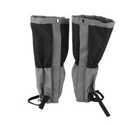 Dilwe 1 Paire de guêtres de Jambe d'extérieur Guêtres de Bottes de Neige Coupe-Vent imperméables pour la randonnée, la Marche, la randonnée, Le Camping, l'escalade, la Chasse, la pêche(Noir)