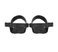 Dilwe 1 Paire de Poignées Antidérapantes à 5 Dents pour Chaussures de Randonnée et d'escalade, Matériau en Silicone, Pointes Antidérapantes Durables, Disponibles de la Taille M à XL (L39-42)