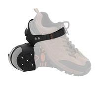 Dilwe 1 Paire de Poignées Antidérapantes à 5 Dents pour Chaussures de Randonnée et d'escalade, Matériau en Silicone, Pointes Antidérapantes Durables, Disponibles de la Taille M à XL (XL43-45)