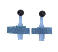 Dilwe 1 Paire Entraîneur de Doigt de Piano, Caoutchouc Piano Posture de la Main de Position de Positionnement pour la Pratique (BLUE)