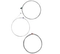 Dilwe 10 Jeux de Cordes de Guitare électrique, Noyau en Acier é, Enroulement avec Têtes de Perles Colorées, pour les Amateurs de Guitare