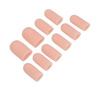 Dilwe 10 Pièces Protège-orteils en Silicone Couvre-orteils Respirants pour Hommes Femmes Longueur Réglable pour un Usage Quotidien Bureau Voyage Prévention Confortable des Callosités