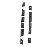 Dilwe 12 PCS A/C Bouton de Chauffage Cleot du Bouton Climat Climate Contrutation du du de Réparation Kit de Réparation pour la 5 Série 6 Série F07 F10 F11 F06 F12 F13 avec Matériau ABS Surface