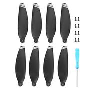 Dilwe 2 Paires D'hélice de Drone, Accessoire de Drone de Jeu D'hélices de Drone PC Compatible pour Mavic Mini 2(Argent)