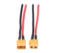 Dilwe 2pcs câble xt60 mâle femelle, Adaptateur de connecteur 14AWG Câble silicone Accessoire RC