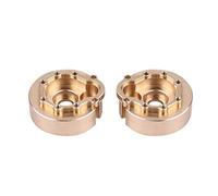 Dilwe 2pcs Équilibre de contrepoids de Voiture RC, contrepoids de Roue Interne en Laiton métallique pour 1:10 RC véhicule Traxxas -4