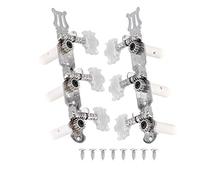 Dilwe 3 + 3 Chevilles de Guitare Classique, Tuning Pegs têtes de Machine Accessoire pour Guitare Classique