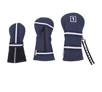 Dilwe 3 Pièces Couvre-Chef de Club, 1 3 UT Bleu Couvre-Chef de Club Protecteur, Doublure en Peluche Fibre de Polyester pour Femmes Hommes