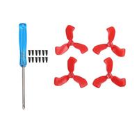 Dilwe 4 Hélices de Drone, avec Conception Légère et Silencieuse, Pales D'hélice de Remplacement PC, Accessoires de Drone pour Neo 2 (Rouge)