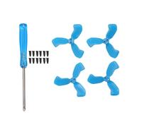 Dilwe 4 Hélices de Drone, avec Conception Légère et Silencieuse, Pales D'hélice de Remplacement PC, Accessoires de Drone pour Neo 2 (Blue)