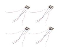 Dilwe 4 Pièces 720 Moteurs sans Noyau, Pièces de Rechange de Réparation de Moteur de Drone RC en Alliage D'aluminium pour Quadricoptères, avec Haute Performance 7x20mm