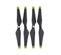 Dilwe 4pcs hélices, hélices en Fibre de Carbone améliorée Accessoire pour quadricoptère Drone de 3(Bord Jaune)