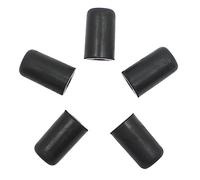 Dilwe 5pcs Embout de Violoncelle, protecteurs en Caoutchouc Embout Noir pour Violoncelle