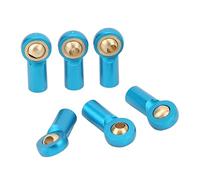 Dilwe 6 Pièces en Alliage D'aluminium M3 Biellette de Direction Embout à Rotule, pour Modèles de Voiture 1/10 RC avec Une Conception Légère et de Haute Précision (Blue)