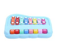 Dilwe 8 Skalen -Baby Piano Music Toys avec 12 Chansons pour L'apprentissage pour Enfants, Instrument de Musique pour Enfants pour Divertir le Temps de Jeu (BLUE)