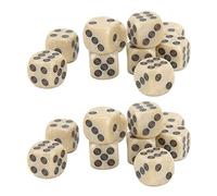 Dilwe à Six Côtés Points Circulaires Uniques pour Les Jeux de société Mathématiques Leçons Mathématiques, Cure de Guéris de Perle de Taille Compacte pour Le Jeu à Domicile