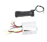 Dilwe Accessoires de Conversion de Vélo électrique Haute fiabilité, Contrôleur brossé, Jeu de Poignées D'accélérateur pour une Manipulation Confortable