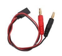 Dilwe Adaptateur de Câble en Silicone Precise 4.0 Banana Premium pour Recharge le Bancaire Futaba - Modèle Automatique, Modèle Aéronautique