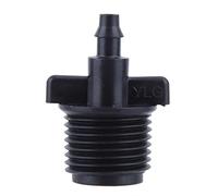 Dilwe Adaptateur de Tube barbelé 1/2 ", Lot de 10, qualité Supérieure, pour Tuyau Capillaire D'irrigation Goutte à Goutte, Utilisation dans les Jardins et les Serres