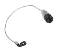 Dilwe Alarme de Touche de Pêche, 3 Pièces, Indicateur de Touche en Acier Inoxydable ABS Phosphorescent avec Tendeur Sensible, Chaîne Souple pour la Pêche à la Carpe, Accessoires de (White)