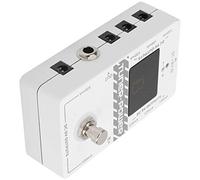 Dilwe Alimentation pour Accordeur Accordeur de Guitare électrique 2 en 1 | Conception Compacte Tout-en-un, 9 V 100 MA par Port, Affichage LED, Mode de Réglage Silencieux, 8 Câbles Inclus