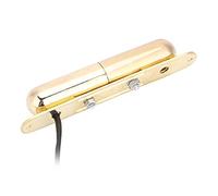 Dilwe Alnico V Magnet Micro de Guitare électrique, Micro de Tube de Rouge à Lèvres à Bobine Unique avec Installation Facile pour Guitare électrique, Remplacement D'entretien de (GOLD)