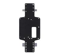 Dilwe Améliorer Le Kit de Châssis en Fibre de Verre pour WL K969 K989 P929 RC Auto, Strong et Durable, Idéal pour Les Amateurs de Bricolage, Noir, 1 Ensemble pour la Modification (Noir K989-01BL)